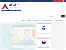 Tablet Screenshot of agapq.com